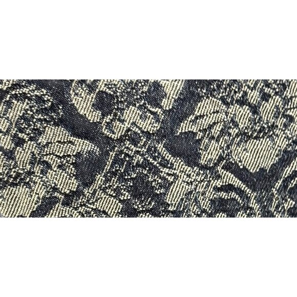 Coldwater Creek Natural Fit Blue & White Patterned Pants Jeans - Picture 12 of 13